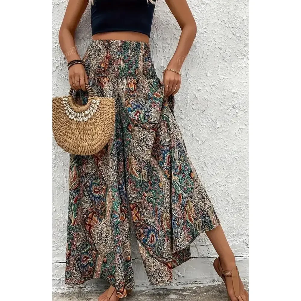 Boho Wide Leg Flowy Pants NWOT ❤️